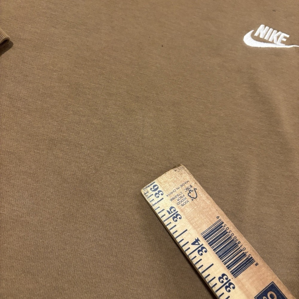 Nike Sportswear Club Fleece Crewneck Sweatshirt XL Dark Driftwood Brown - Picture 6 of 10